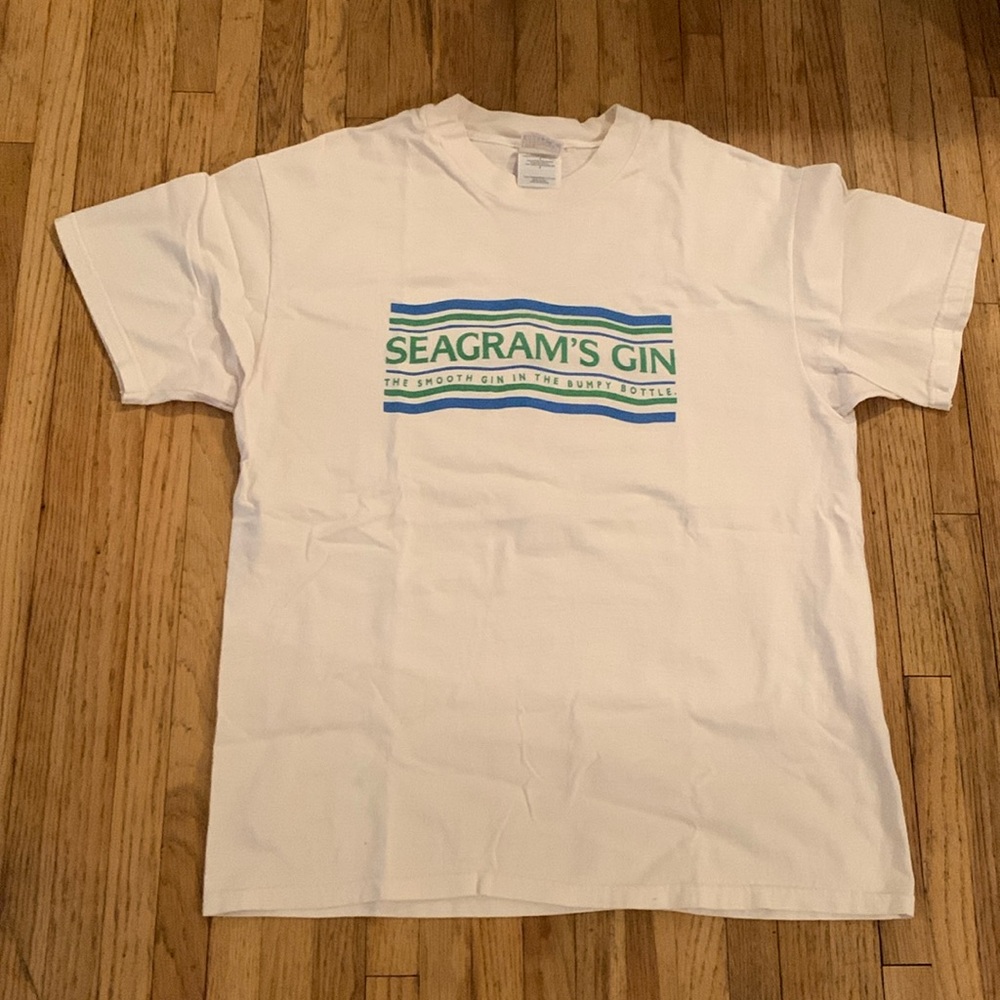 Vintage Seagrams Gin Shirt Size Large